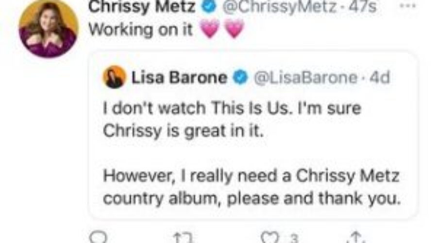Have you heard Chrissy Metz sing The Good Ones?! Get ready, she’s got more Country music coming!