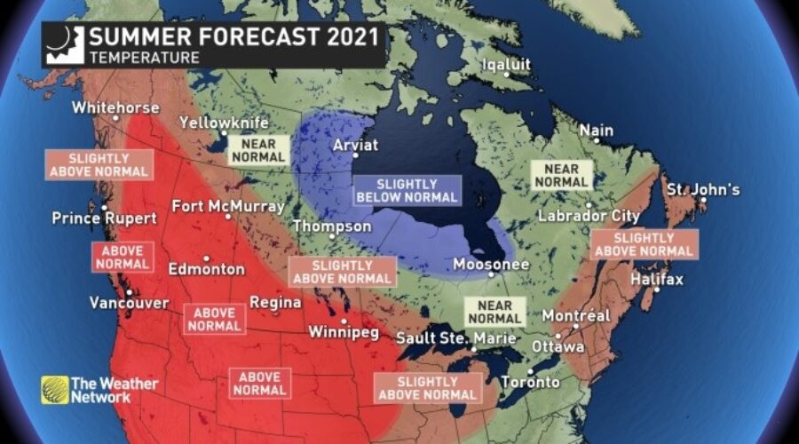 Warm, humid summer expected in the Maritimes