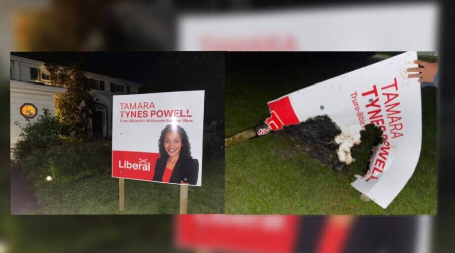 Black candidate’s campaign sign set on fire in Truro