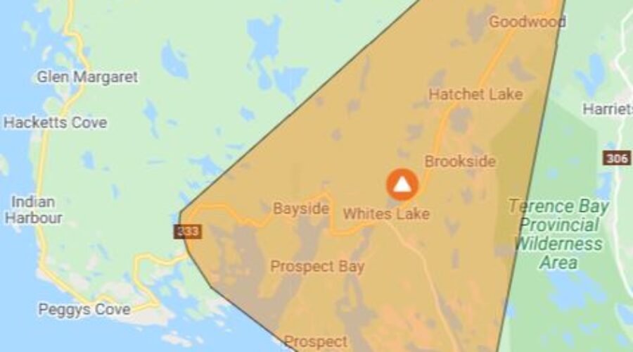 Crash takes out power pole on Prospect Road