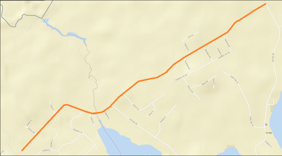 Speed limit drops in Eastern Passage