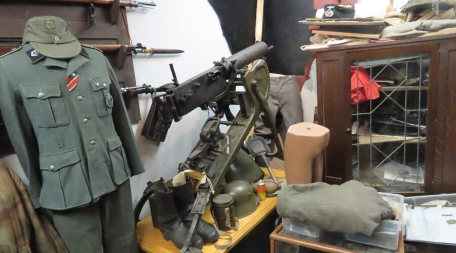 Police seize prohibited WWI and WWII items, machinegun, grenades