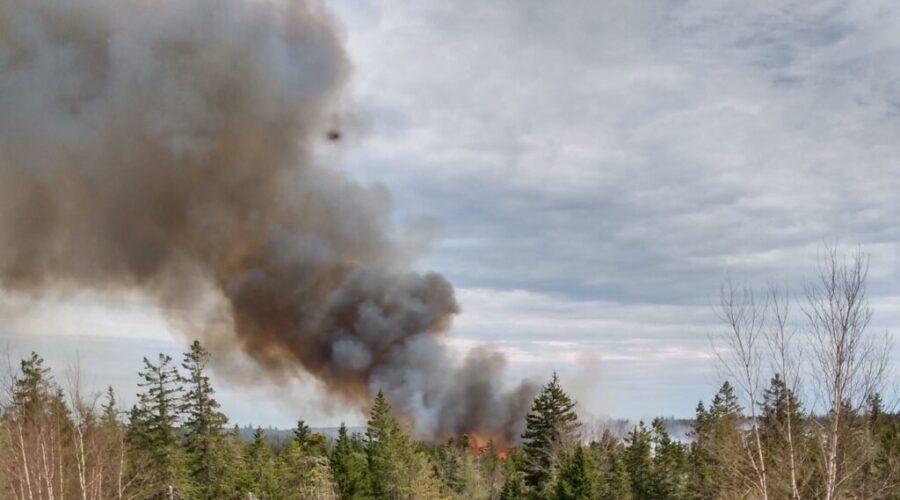 Crews prepare for second day battling wildfire near Upper Musquodoboit