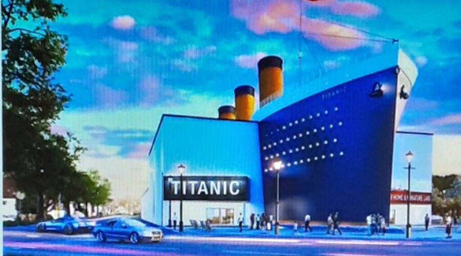 Titanic Hotel plans are for Niagara Falls, not Halifax