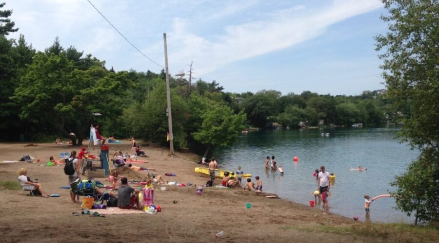 Chocolate Lake Beach closed to swimming