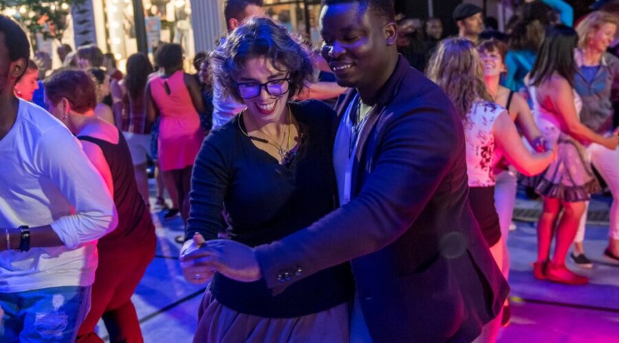 Haligonians dancing under stars as salsa takes over Halifax waterfront