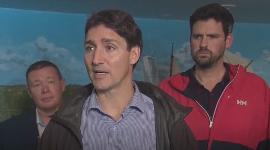 PM Tours Fiona Damage In NS and PEI