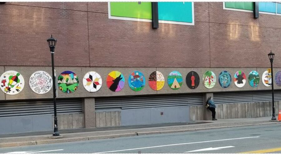 19 new murals decorate Scotia Square, created by Indigenous artists