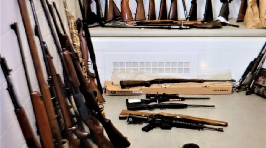 Man in Custody After Several Guns, Weapons, Ammunition Seized in Cole Harbour