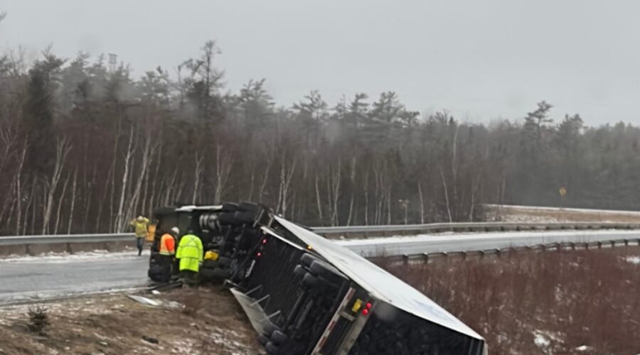 Update: On Ramp from Hwy 107 to Hwy 118 Has Re-Opened After Transport Truck Rolled Over