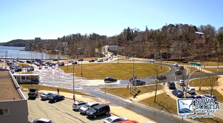Burst pipe swamps Armdale Rotary