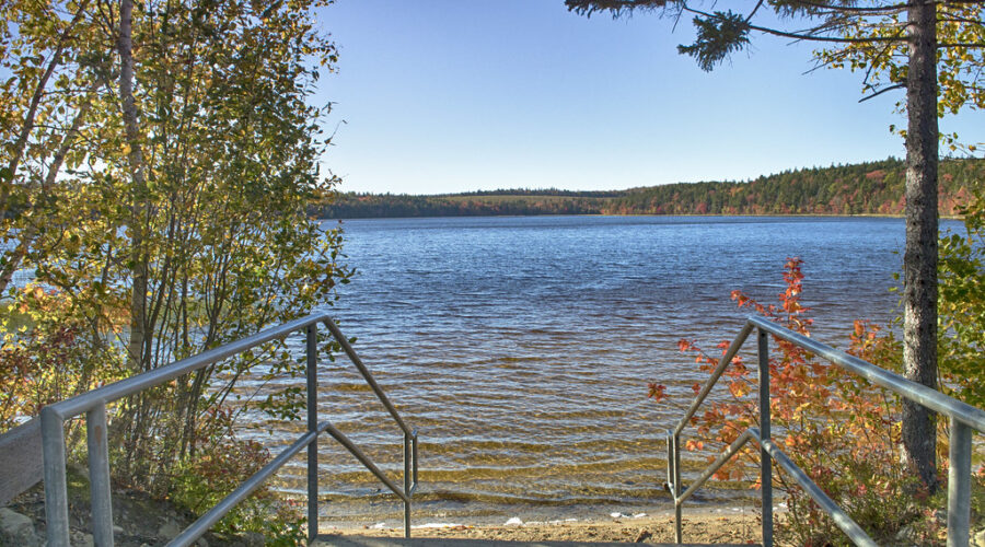 Sandy Lake Beach closed as a result of flooding