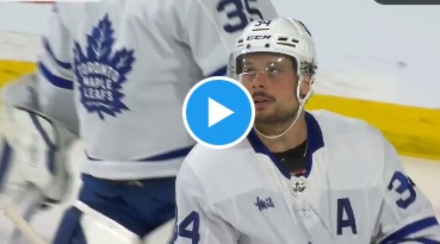 Auston Matthews Scores His 50th Goal Of The Season