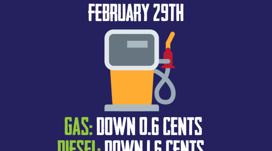 Gas ‘n Diesel Update – February 29th