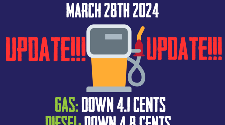 Gas ‘n Diesel Update – March 28th *UPDATED*