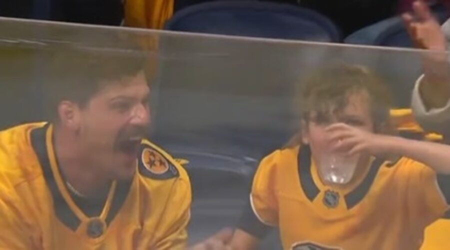Dad Inspires Young Daughter To Chug Water After Watching Him Down A Beer
