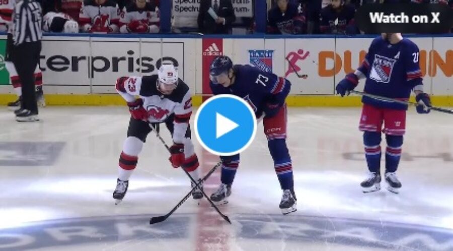 Madison Square Dance: Rangers and Devils Drop The Gloves And Chaos Ensues