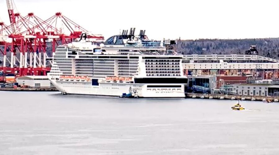 Luxury cruise ship arrives in Halifax