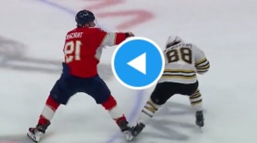 Pasta and Tkachuk Drop The Gloves In Epic Fight