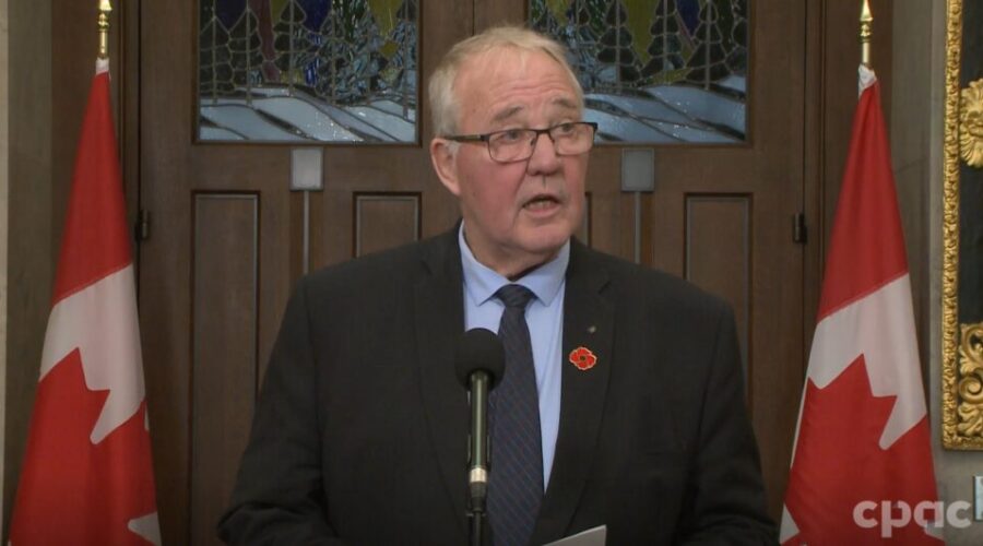 Defence minister in Halifax