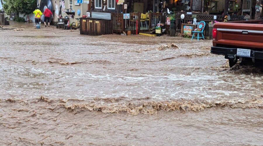 Financial aid for damage from flash floods