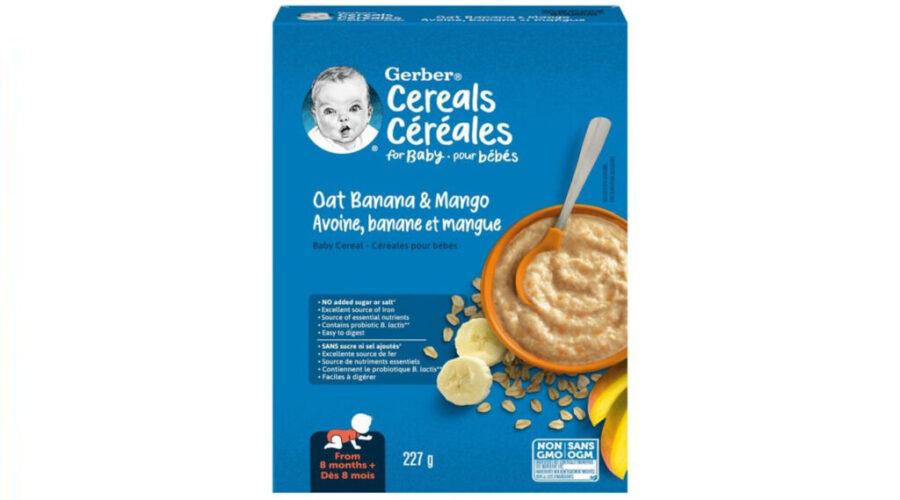 Baby cereal recalled for possible Cronobacter contamination
