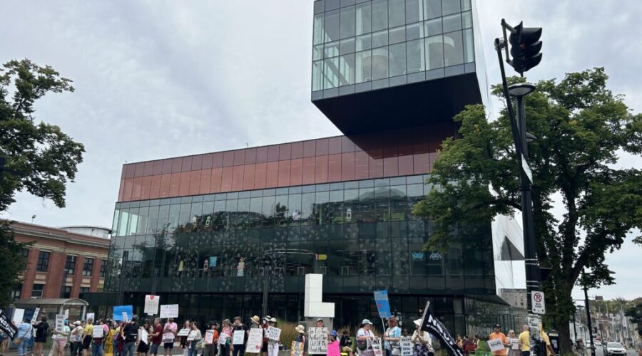 Dozens picket in first ever Halifax library worker strike