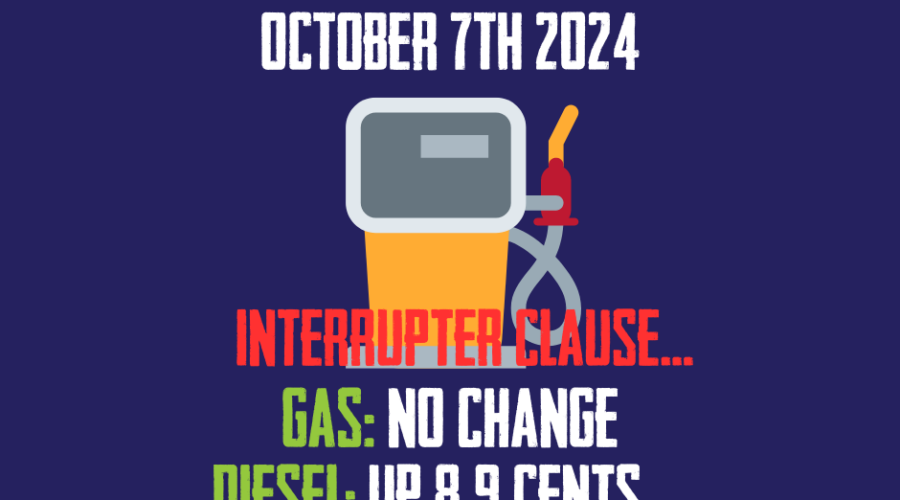 Diesel Prices Going Up By Over 8 Cents At Midnight (Oct 7th)