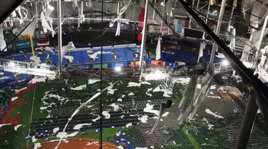 Hurricane Milton Rips Roof Off The Trop