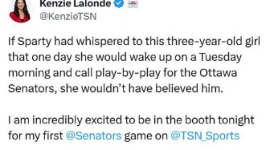 Kenzie Lalonde, Former Halifax Broadcaster, Makes TSN History