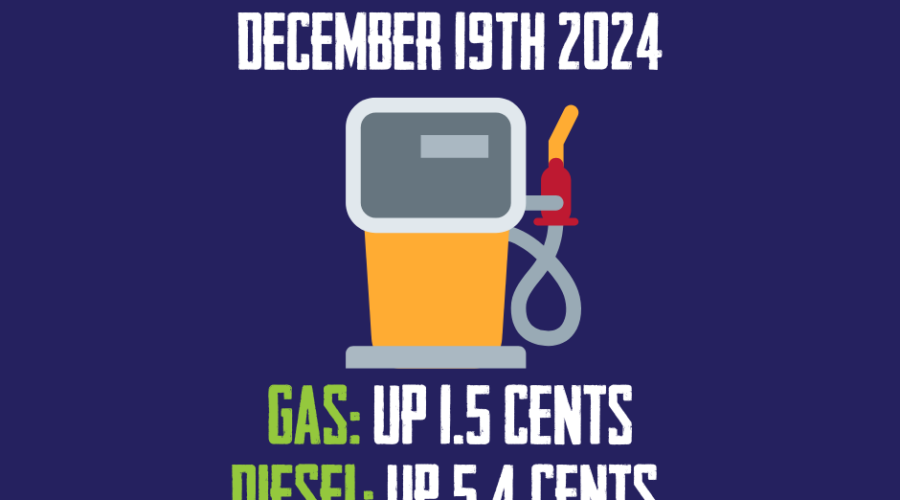 Gas and Diesel Prices To Go Up A Bit At Midnight In Nova Scotia (Dec 20th)