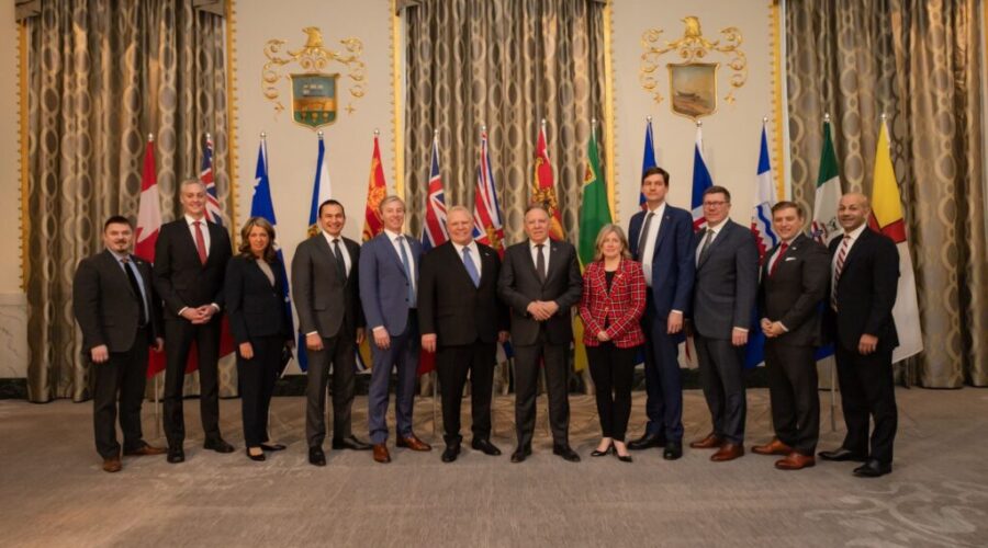 All 13 premiers visit Washington to tackle tariff threat