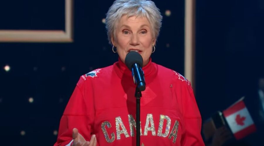 Unlike Wayne Gretzky, Anne Murray Wears Team Canada Jersey