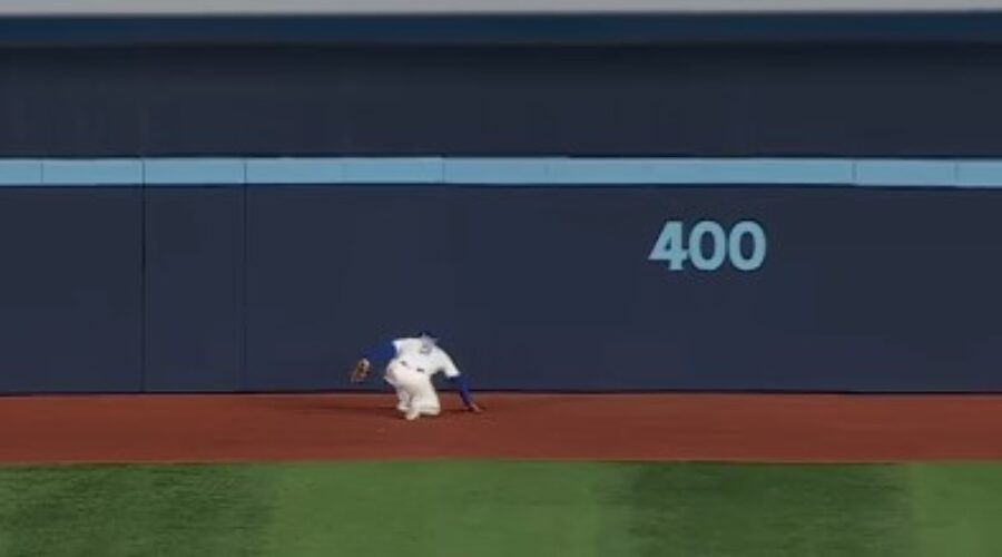 Daulton Varsho Waves Magic Glove, Somehow Comes Up With Ball