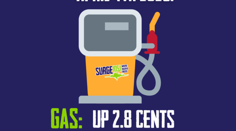 Gas Price Going Up A Bit In Nova Scotia (April 4th)