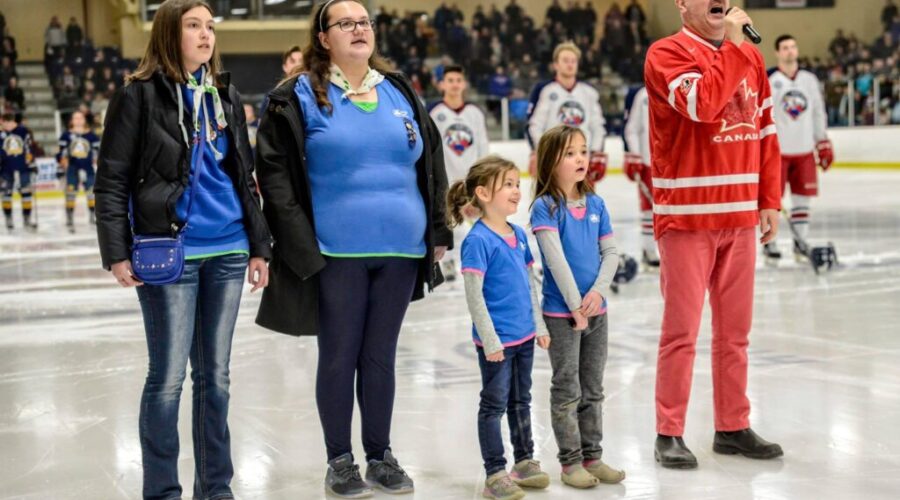 Mooseheads anthem singer overwhelmed by support during cancer fight