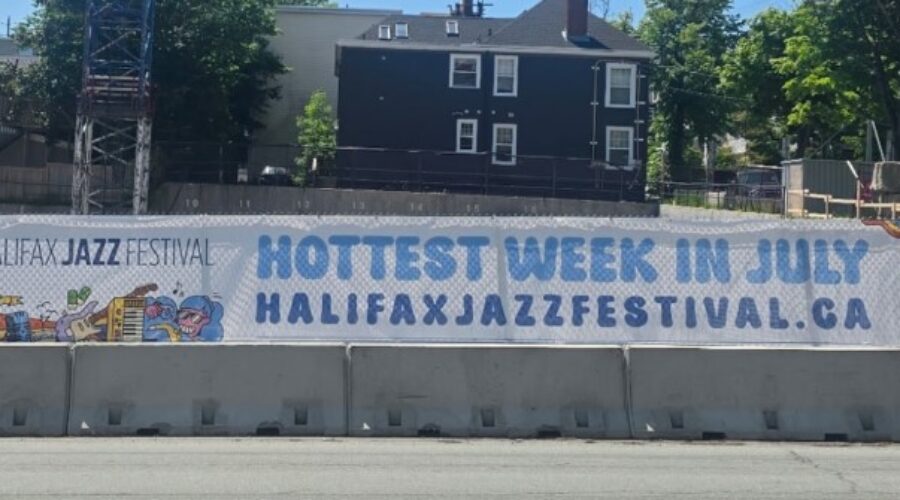 Halifax Jazz Festival gets new banner after original goes missing