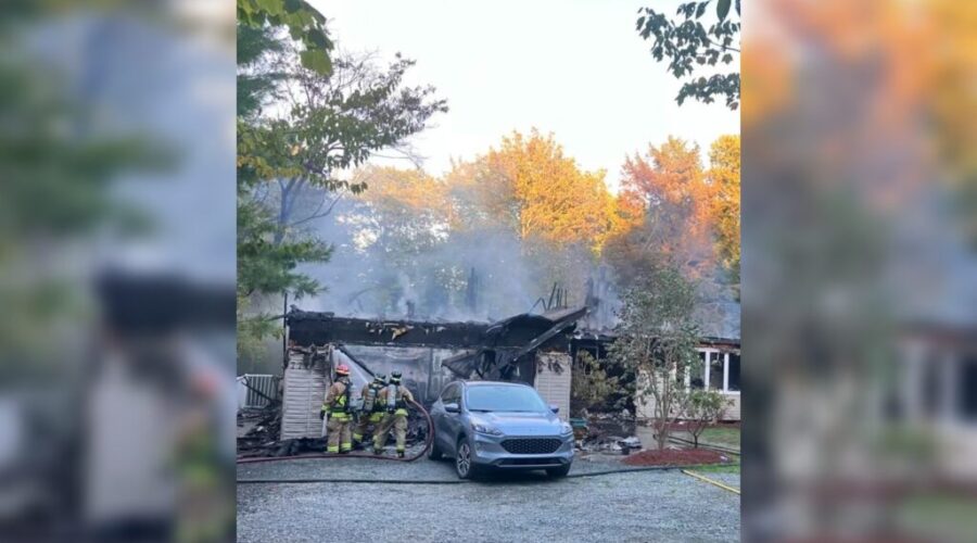 Fire destroys house in Lower Sackville
