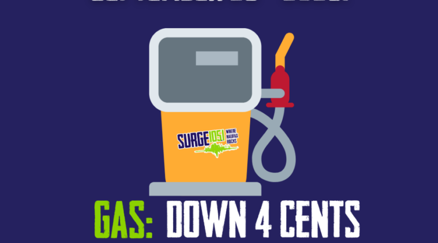 Price Of Gas Going Down In Nova Scotia (Sept. 26th)