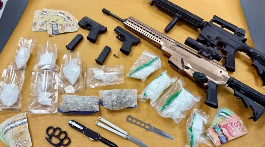 Two arrested after weapons, drugs seized in Porters Lake and Bedford