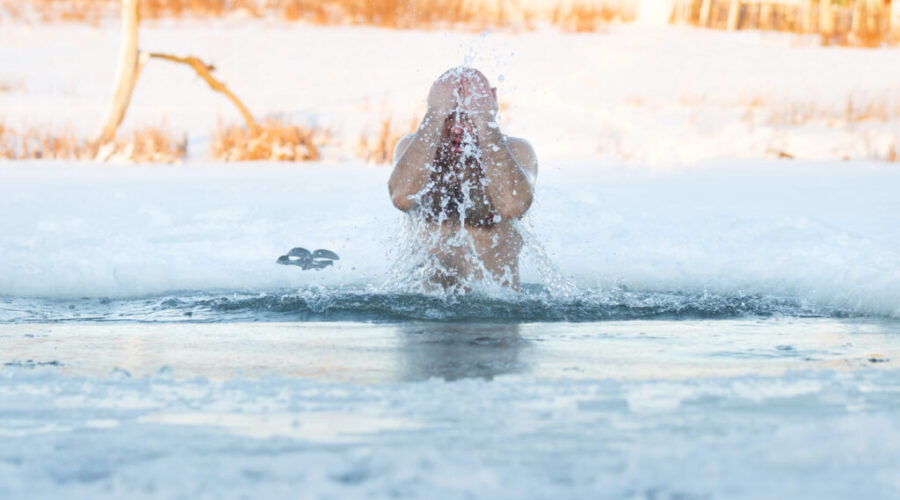 Darkside Dippers take New Year’s plunge