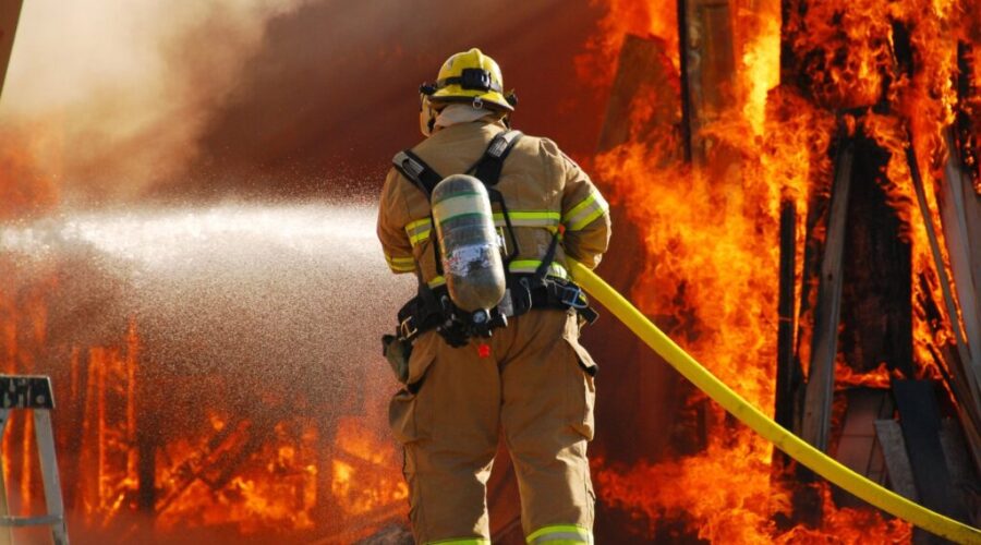 Commercial fire causes significant electrical hazard for crews