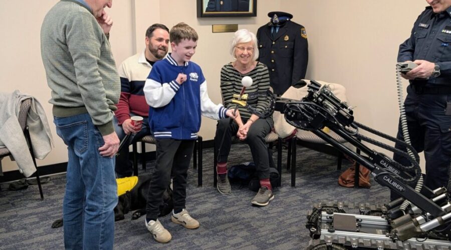 HRP names bomb squad robot in honour of visually impaired boy