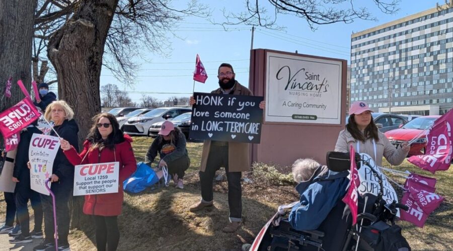 Housing CEO says 2 Inverness Co. nursing homes not on strike as hundreds picket