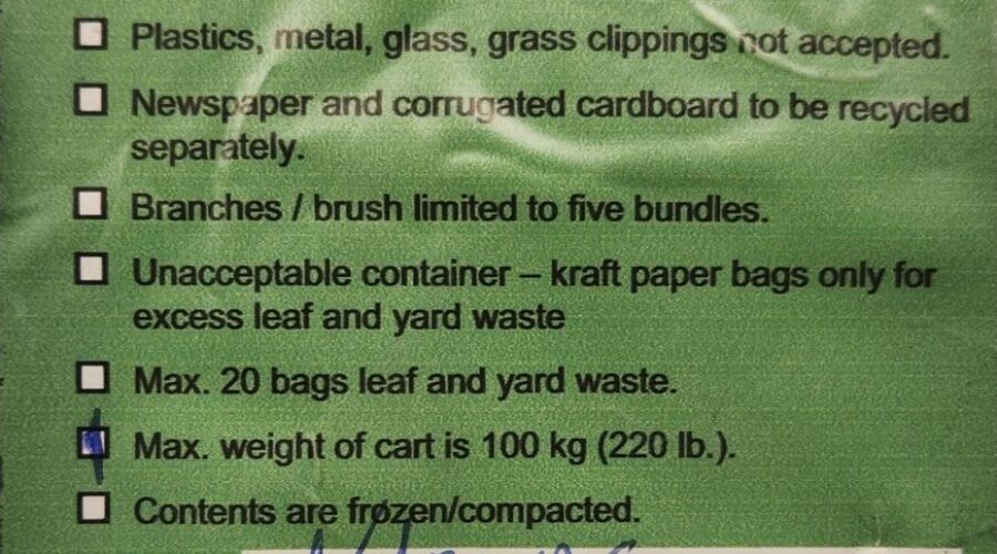 How to Earn a Green Bin CITATION… and Avoid One!