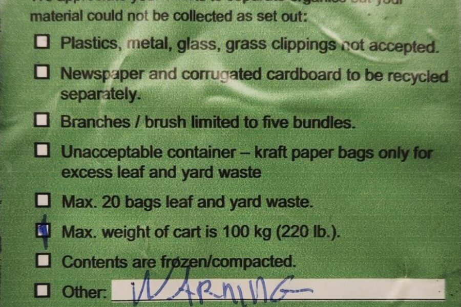 How to Earn a Green Bin CITATION… and Avoid One!