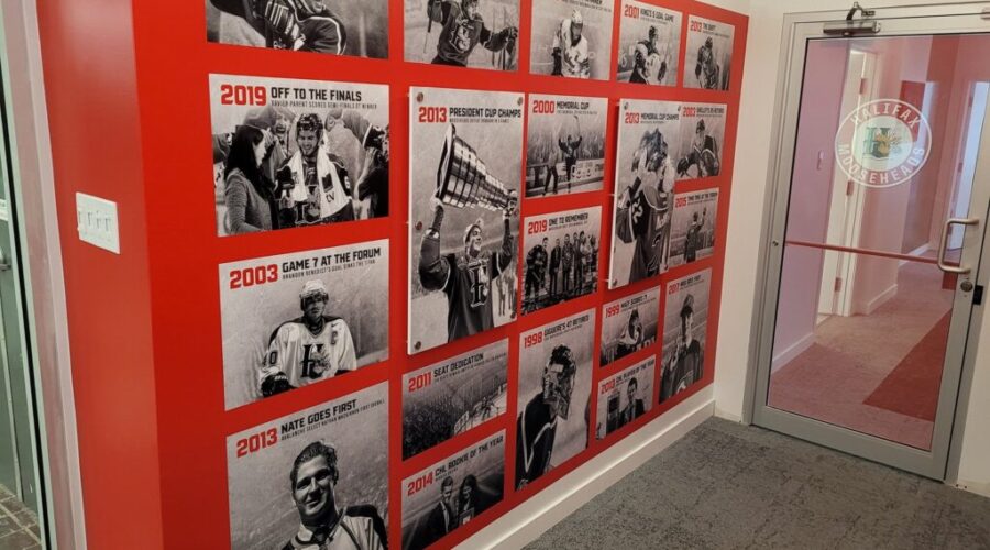 See The Halifax Mooseheads New “History Starts Here” Wall!