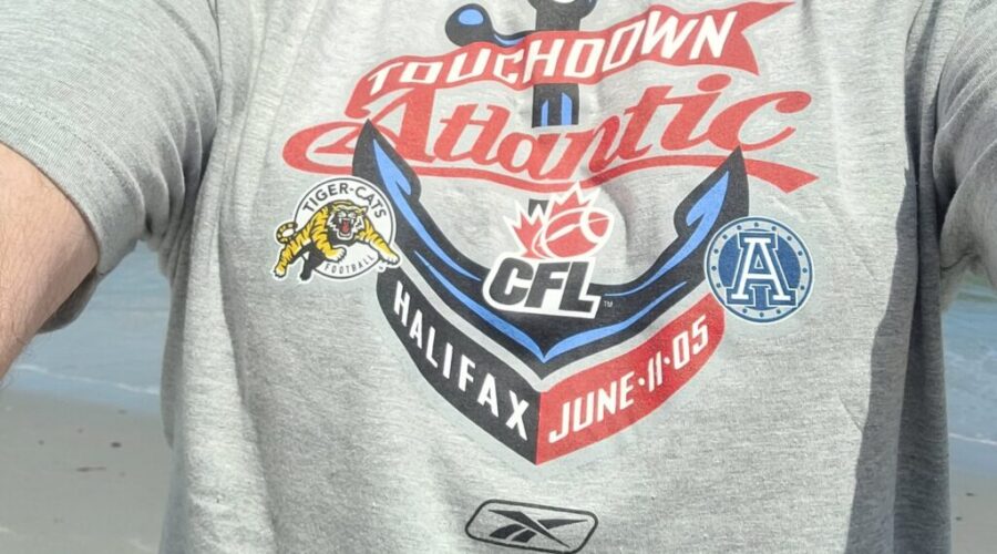A June 11th, 2005 CFL Halifax Touchdown Atlantic T-shirt Find!