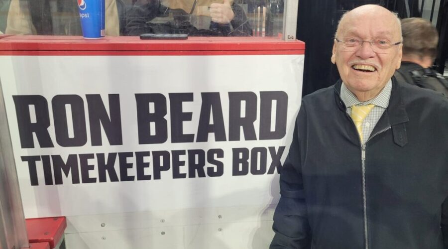 Long-time Halifax Mooseheads Timekeeper Honoured!