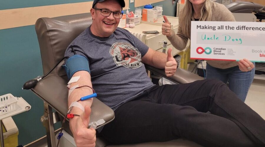 Ian’s Latest Blood Donation Was a Family Affair